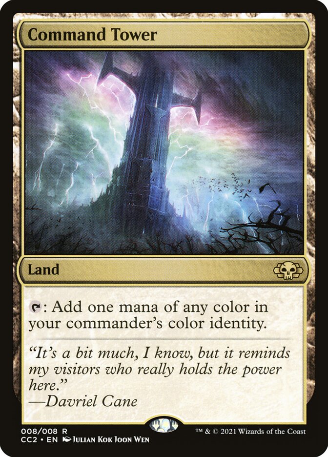 Command Tower 8 (Commander Collection: Black)  - Foil | Good Games Modbury