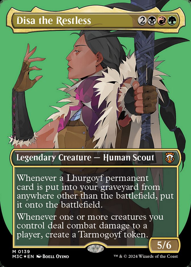 Disa the Restless 139/411 (Commander: Modern Horizons 3)  - Borderless Ripple Foil | Good Games Modbury