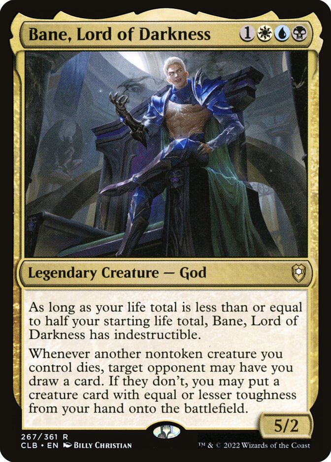 Bane, Lord of Darkness 267/361 (Commander Legends: Battle for Baldur's Gate)  | Good Games Modbury