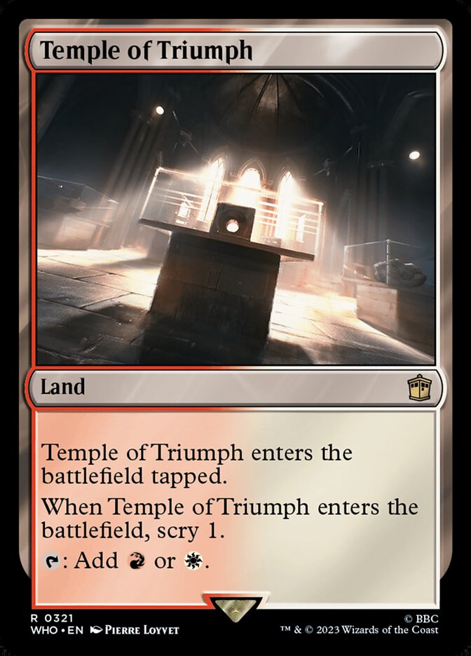 Temple of Triumph 321/331 (Universes Beyond: Doctor Who)  | Good Games Modbury
