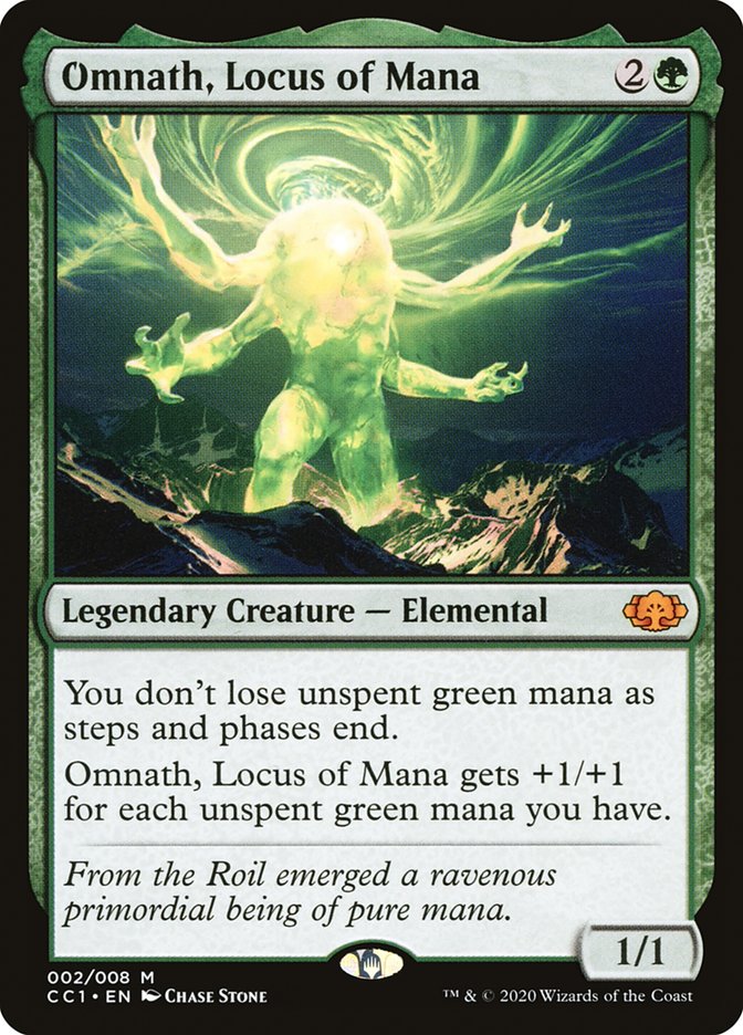 Omnath, Locus of Mana 2/8 (Commander Collection: Green)  - Foil | Good Games Modbury
