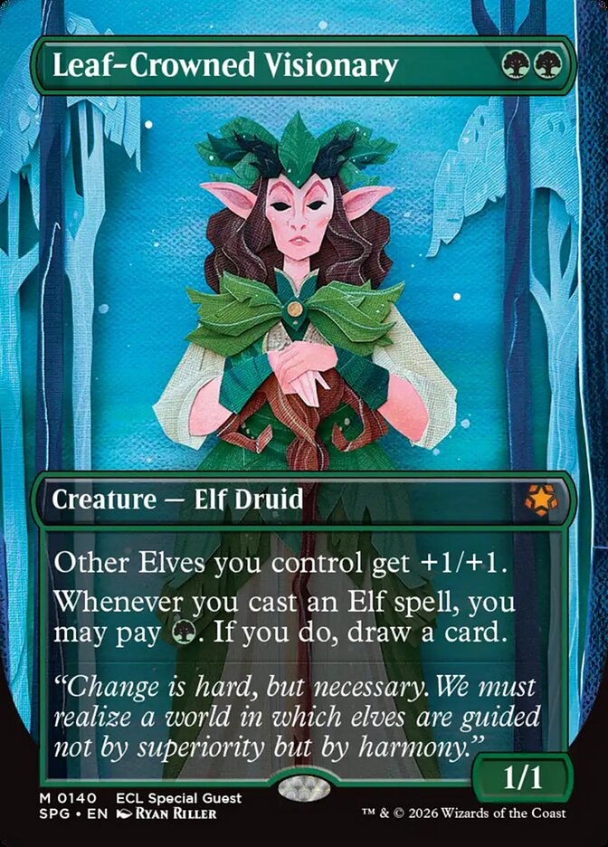 Leaf-Crowned Visionary 140/0 (Special Guests)  - Borderless | Good Games Modbury