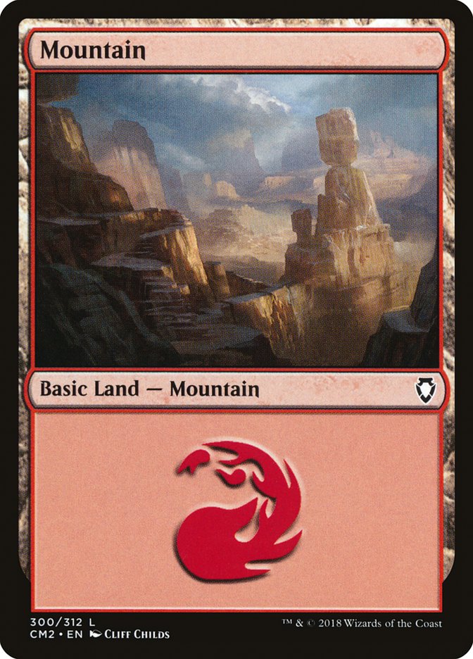 Mountain 300/312 (Commander Anthology Volume II)  | Good Games Modbury