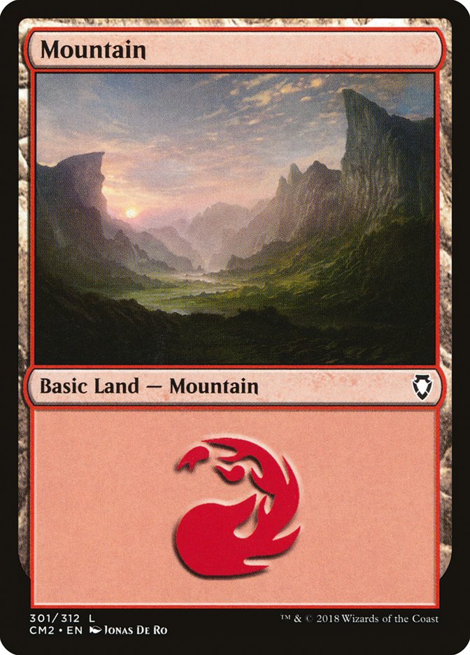 Mountain 301/312 (Commander Anthology Volume II)  | Good Games Modbury
