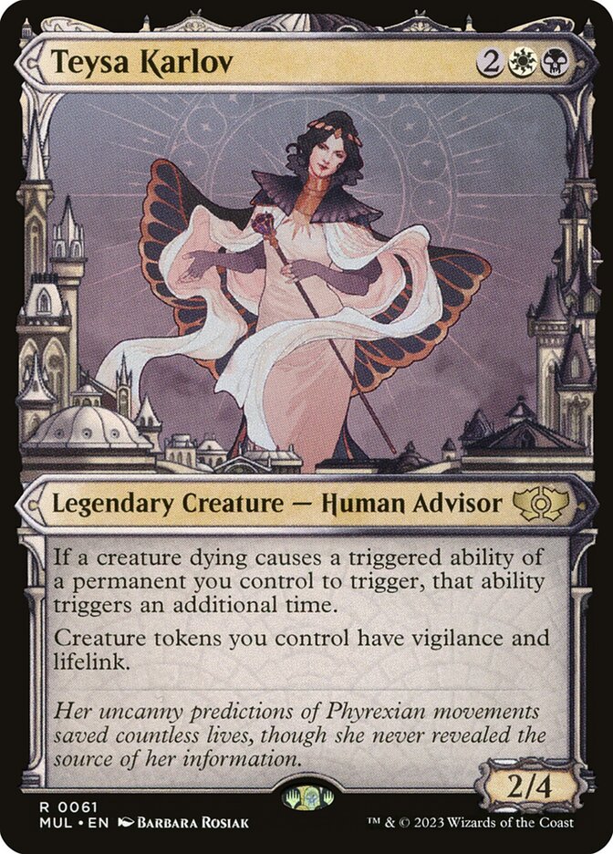 Teysa Karlov 61/65 (March of the Machine: Multiverse Legends)  - Showcase Foil | Good Games Modbury