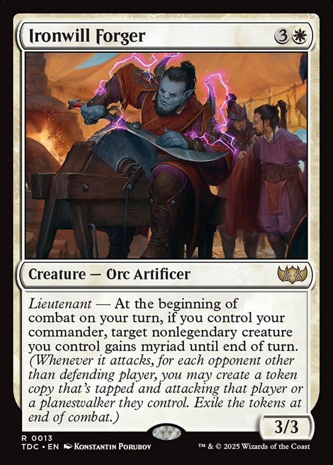 Ironwill Forger 13 (Commander: Tarkir: Dragonstorm)  | Good Games Modbury