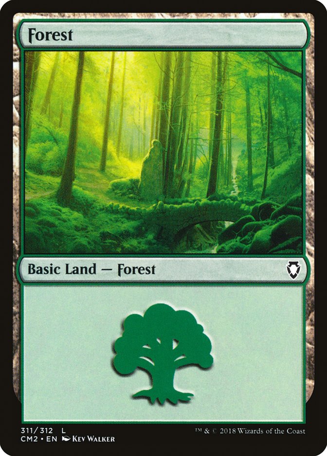 Forest 311/312 (Commander Anthology Volume II)  | Good Games Modbury