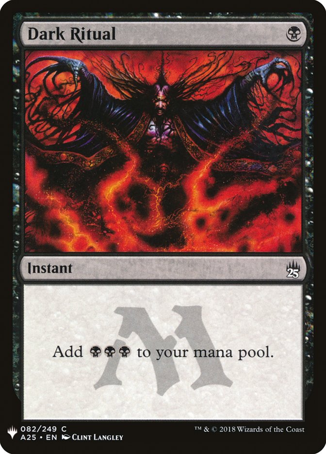 Dark Ritual A25-82/5075 (The List Reprints)  | Good Games Modbury