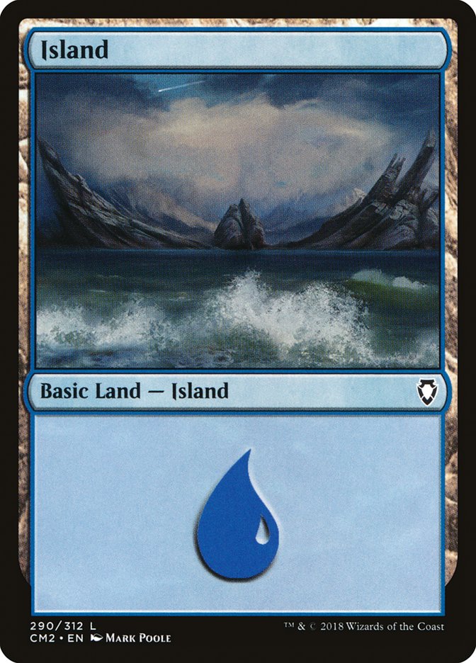 Island 290/312 (Commander Anthology Volume II)  | Good Games Modbury