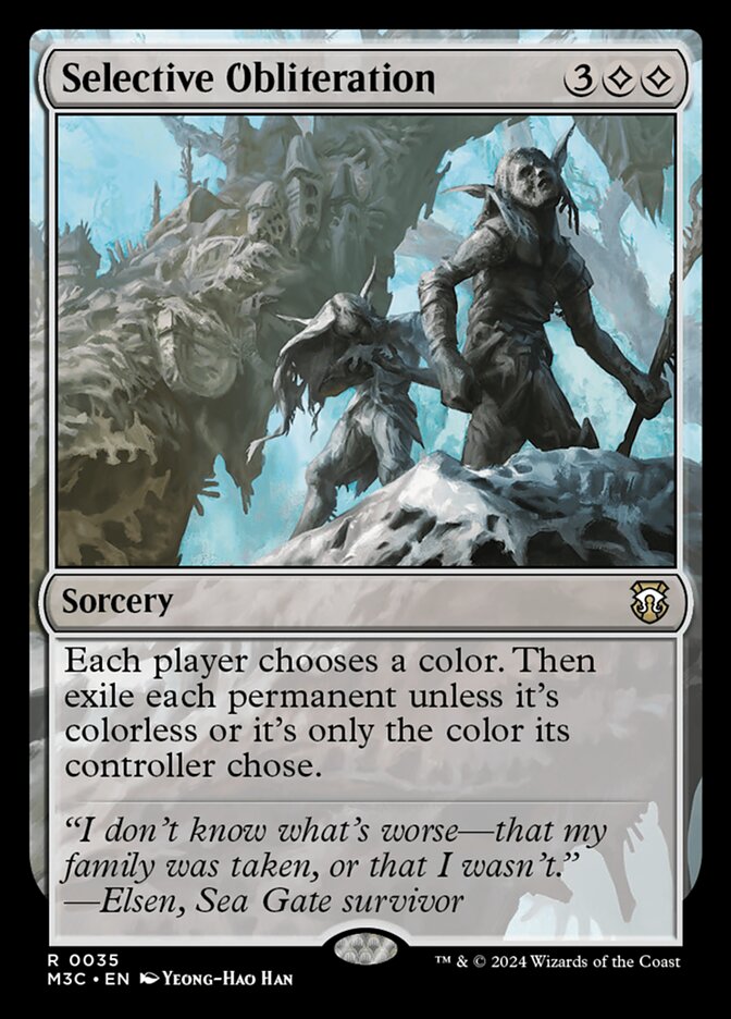 Selective Obliteration 35 (Commander: Modern Horizons 3)  | Good Games Modbury