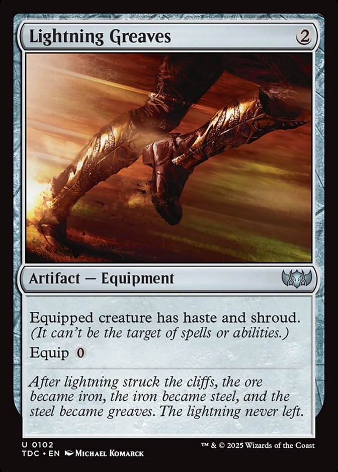 Lightning Greaves 102 (Commander: Tarkir: Dragonstorm)  | Good Games Modbury