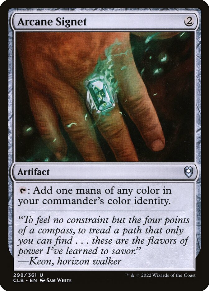 Arcane Signet 298 (Commander Legends: Battle for Baldur's Gate)  | Good Games Modbury