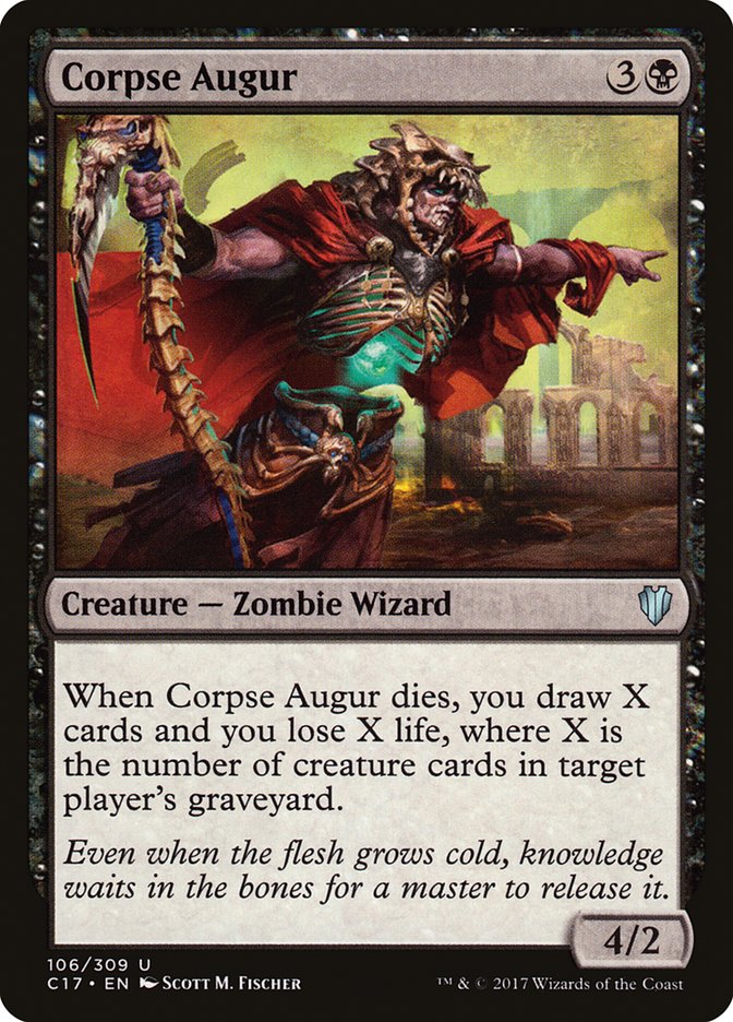 Corpse Augur 106/309 (Commander 2017)  | Good Games Modbury