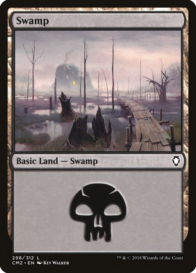 Swamp 298/312 (Commander Anthology Volume II)  | Good Games Modbury