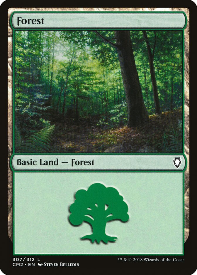 Forest 307/312 (Commander Anthology Volume II)  | Good Games Modbury