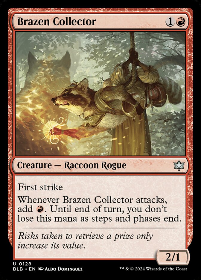 Brazen Collector 128/281 (Bloomburrow)  - Foil | Good Games Modbury
