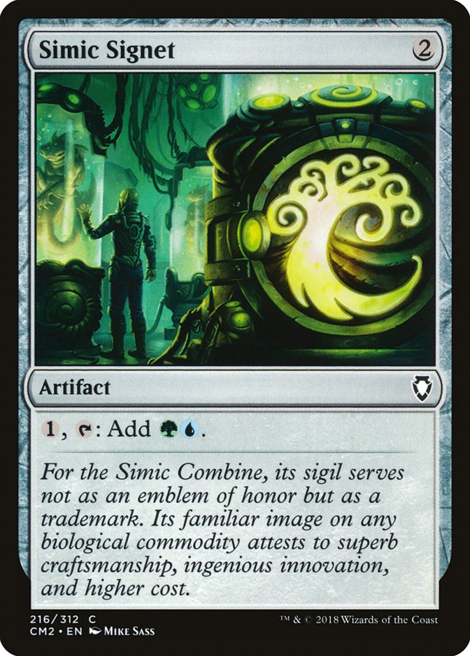 Simic Signet 216/312 (Commander Anthology Volume II)  | Good Games Modbury