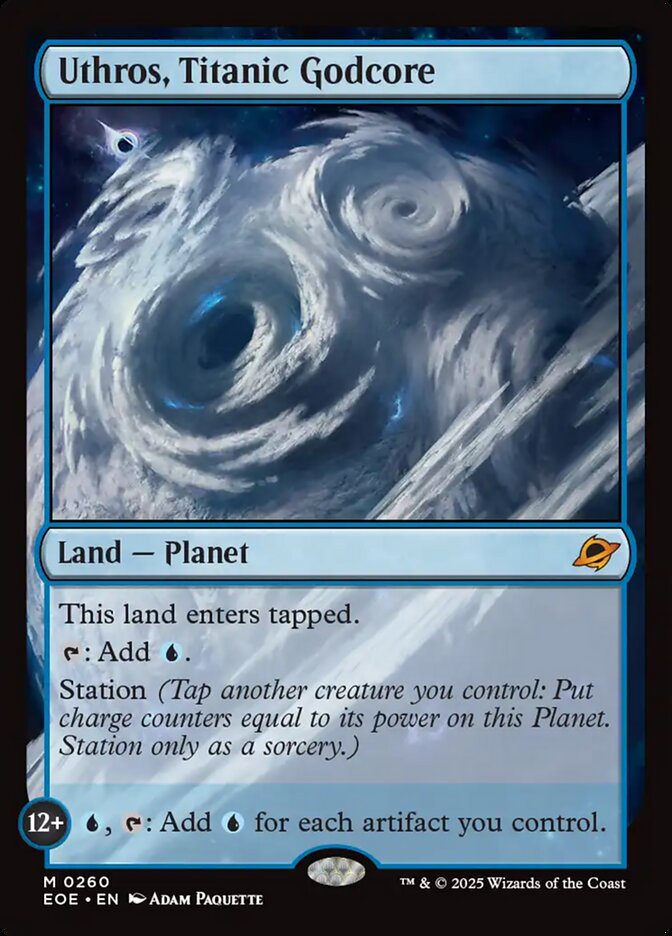 Uthros Titanic Godcore 260 (Edge of Eternities)  - Foil | Good Games Modbury