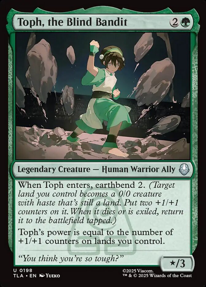 Toph the Blind Bandit 198 (Avatar: The Last Airbender)  - Foil | Good Games Modbury