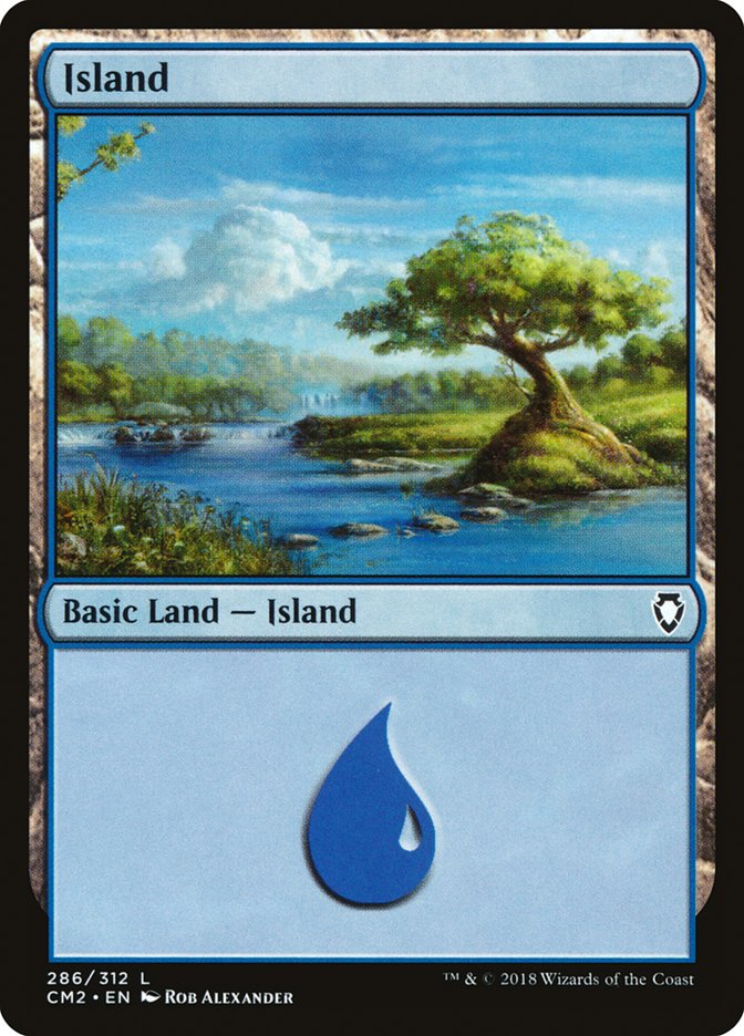 Island 286/312 (Commander Anthology Volume II)  | Good Games Modbury