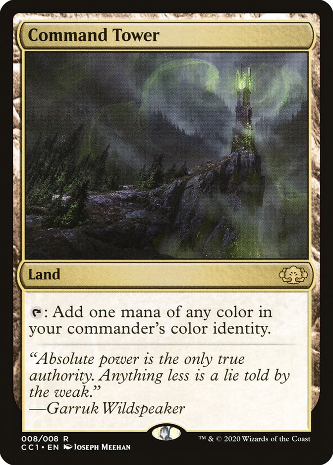 Command Tower 8 (Commander Collection: Green)  - Foil | Good Games Modbury