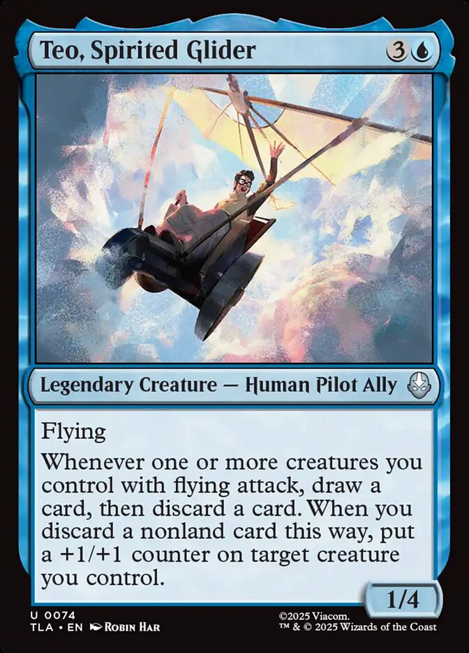 Teo, Spirited Glider 74/286 (Avatar: The Last Airbender)  | Good Games Modbury