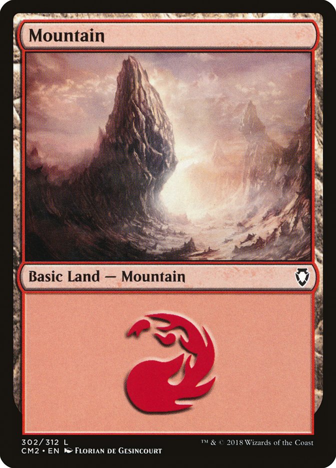 Mountain 302/312 (Commander Anthology Volume II)  | Good Games Modbury
