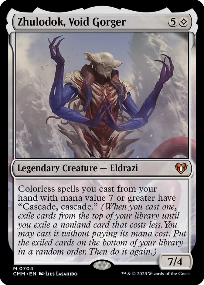 Zhulodok, Void Gorger 704 (Commander Masters)  - Foil | Good Games Modbury