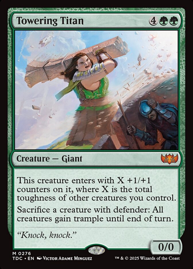 Towering Titan 276/413 (Commander: Tarkir: Dragonstorm)  | Good Games Modbury
