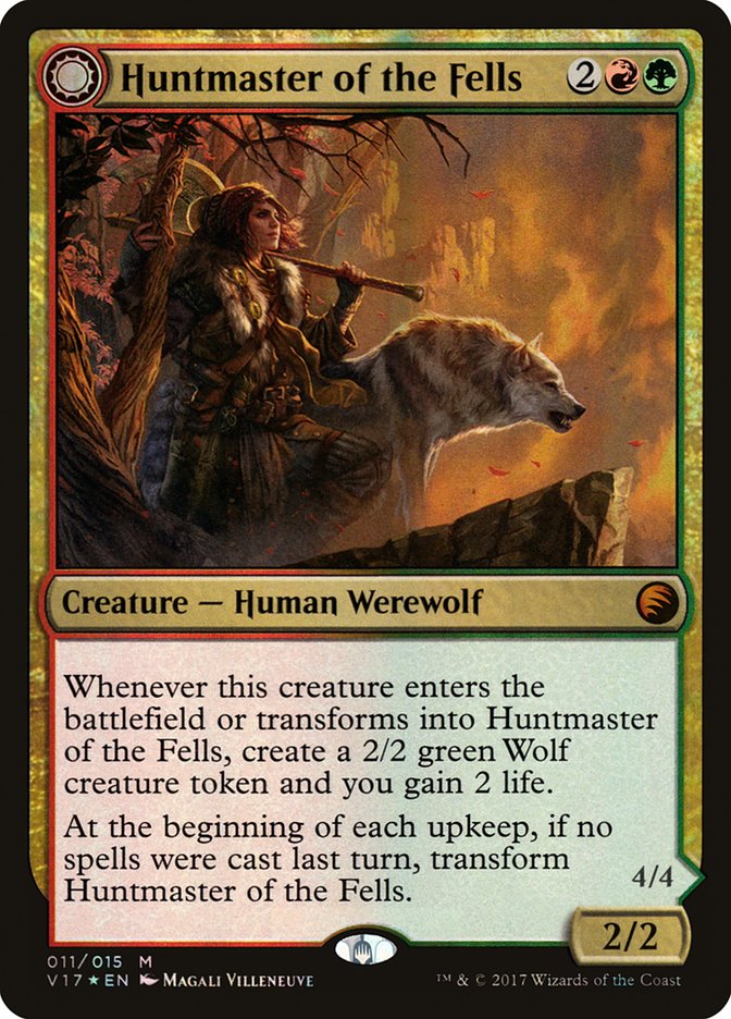 Huntmaster of the Fells // Ravager of the Fells 11/15 (From the Vault: Transform)  - Foil | Good Games Modbury