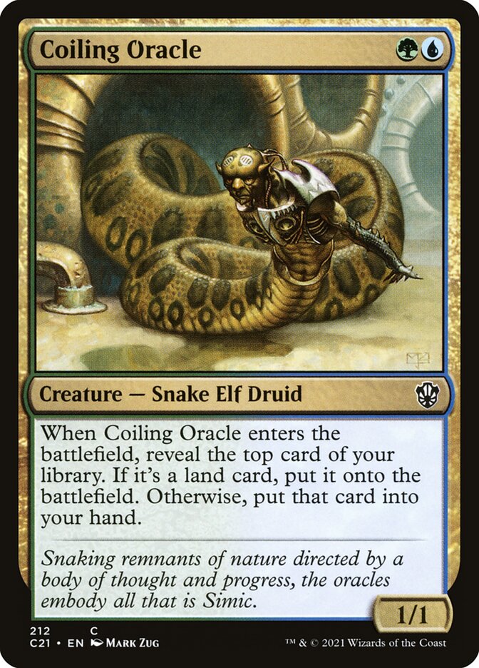 Coiling Oracle 212/81 (Commander 2021)  | Good Games Modbury