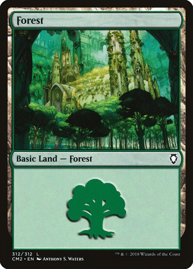 Forest 312/312 (Commander Anthology Volume II)  | Good Games Modbury