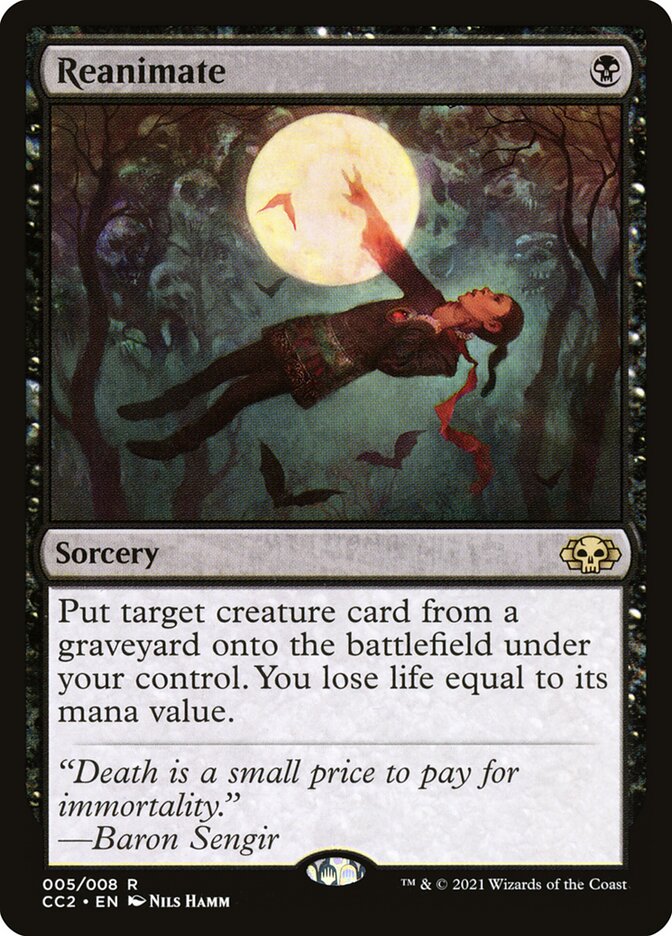 Reanimate 5 (Commander Collection: Black)  - Foil | Good Games Modbury