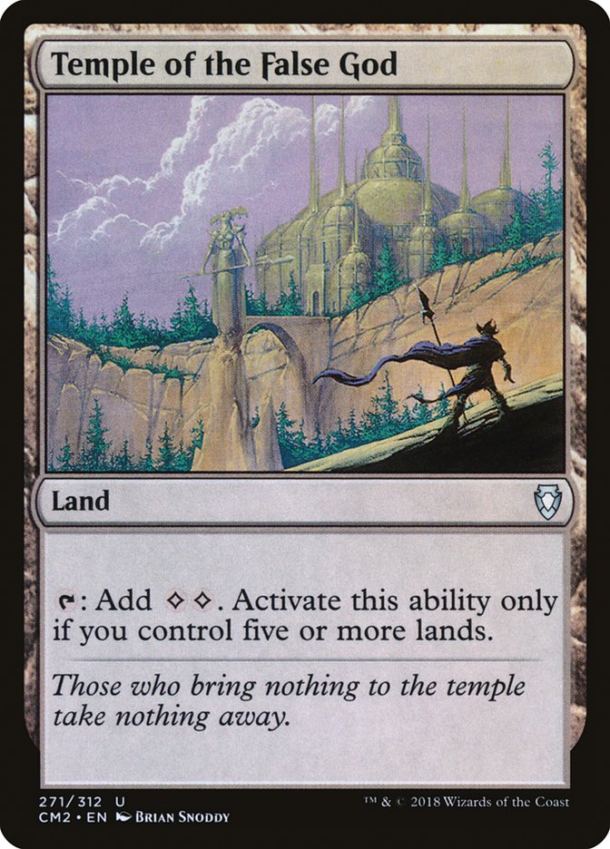 Temple of the False God 271/312 (Commander Anthology Volume II)  | Good Games Modbury