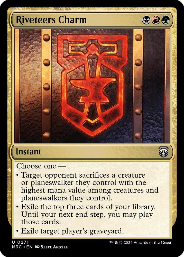 Riveteers Charm 271/411 (Commander: Modern Horizons 3)  - Ripple Foil | Good Games Modbury