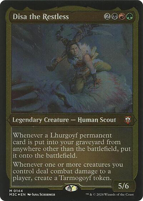 Disa the Restless Display Commander Thick Stock 144 (Commander: Modern Horizons 3)  - Foil | Good Games Modbury