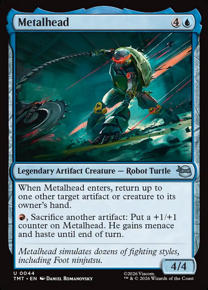 Metalhead 44/190 (Teenage Mutant Ninja Turtles)  - Foil | Good Games Modbury