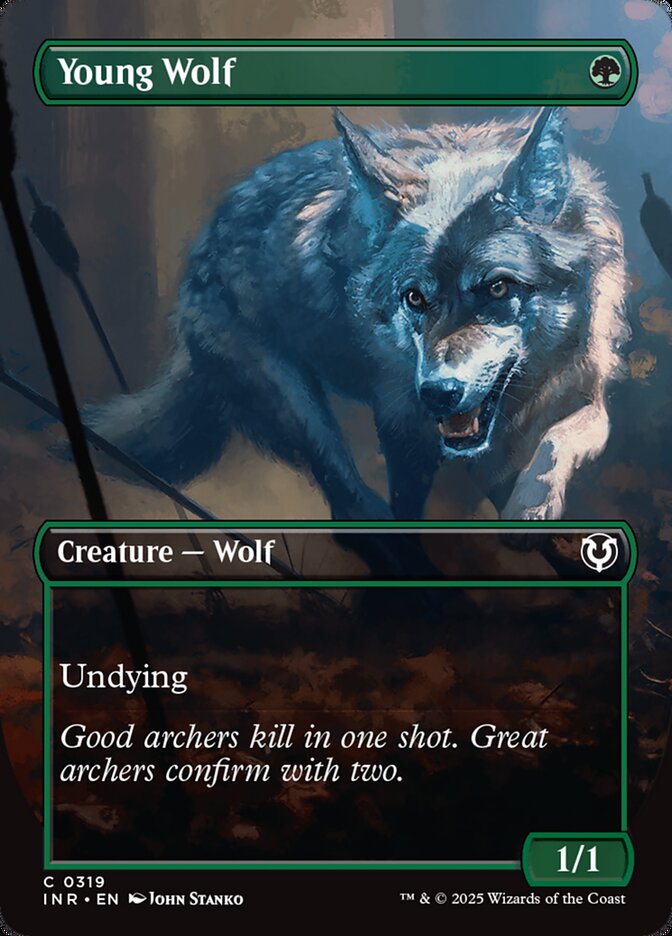 Young Wolf 319/287 (Innistrad Remastered)  - Borderless Foil | Good Games Modbury