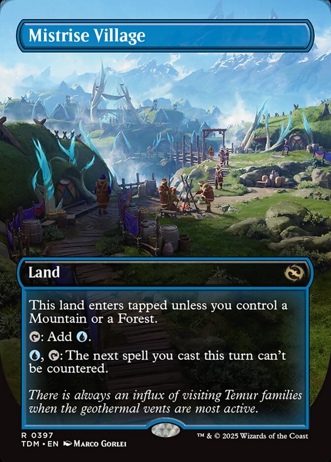 Mistrise Village 397/291 (Tarkir: Dragonstorm)  - Borderless | Good Games Modbury