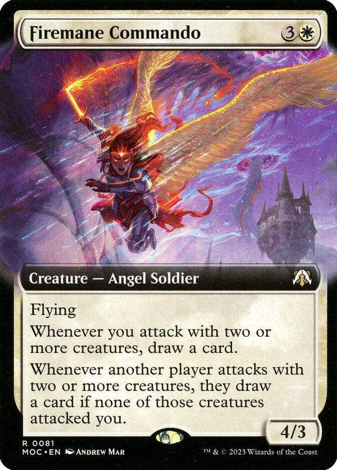 Firemane Commando 81/444 (Commander: March of the Machine)  - Extended Art | Good Games Modbury