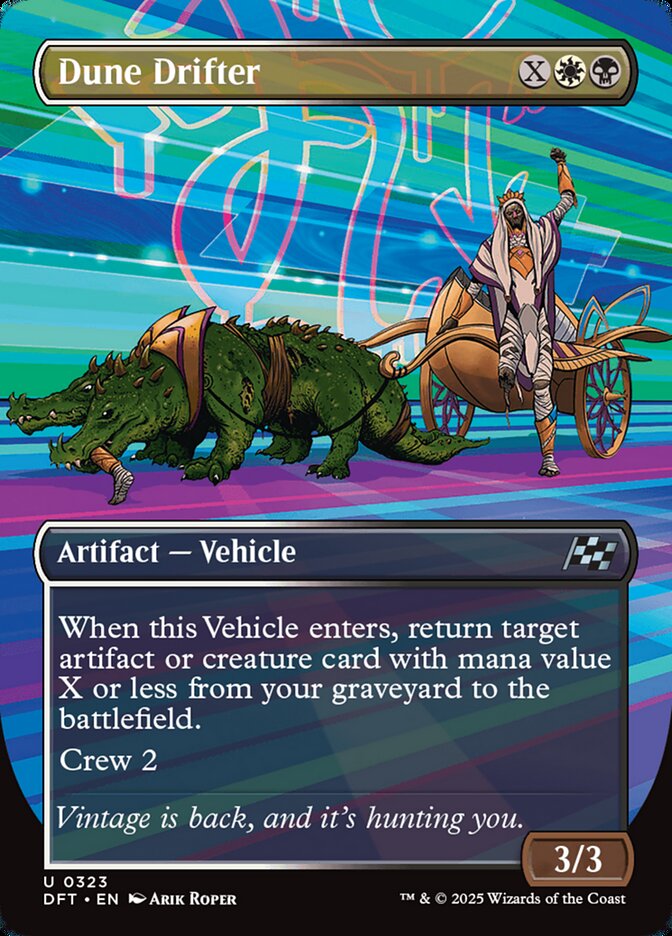 Dune Drifter 323/291 (Aetherdrift)  - Borderless Foil | Good Games Modbury