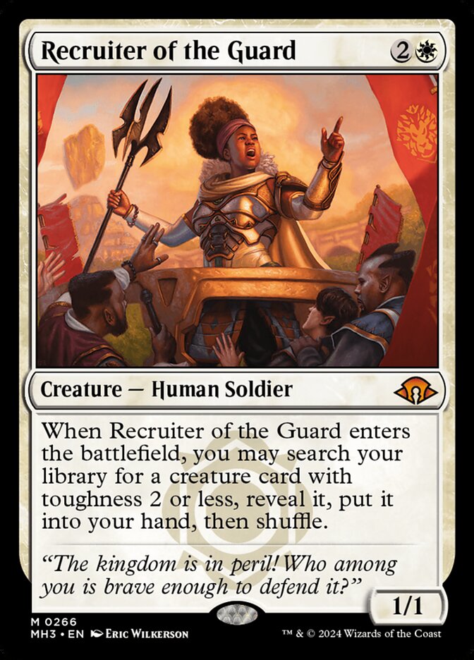 Recruiter of the Guard 266 (Modern Horizons 3)  | Good Games Modbury