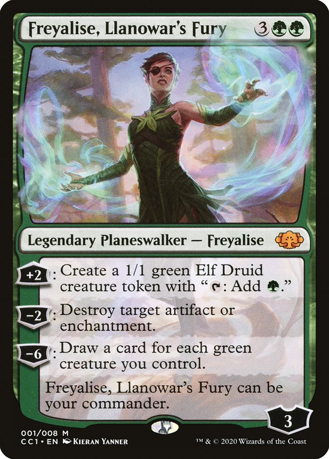 Freyalise, Llanowar's Fury 1/8 (Commander Collection: Green)  | Good Games Modbury