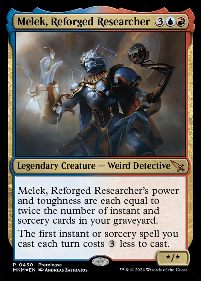 Melek Reforged Researcher 430 (Prerelease Cards)  - Foil | Good Games Modbury
