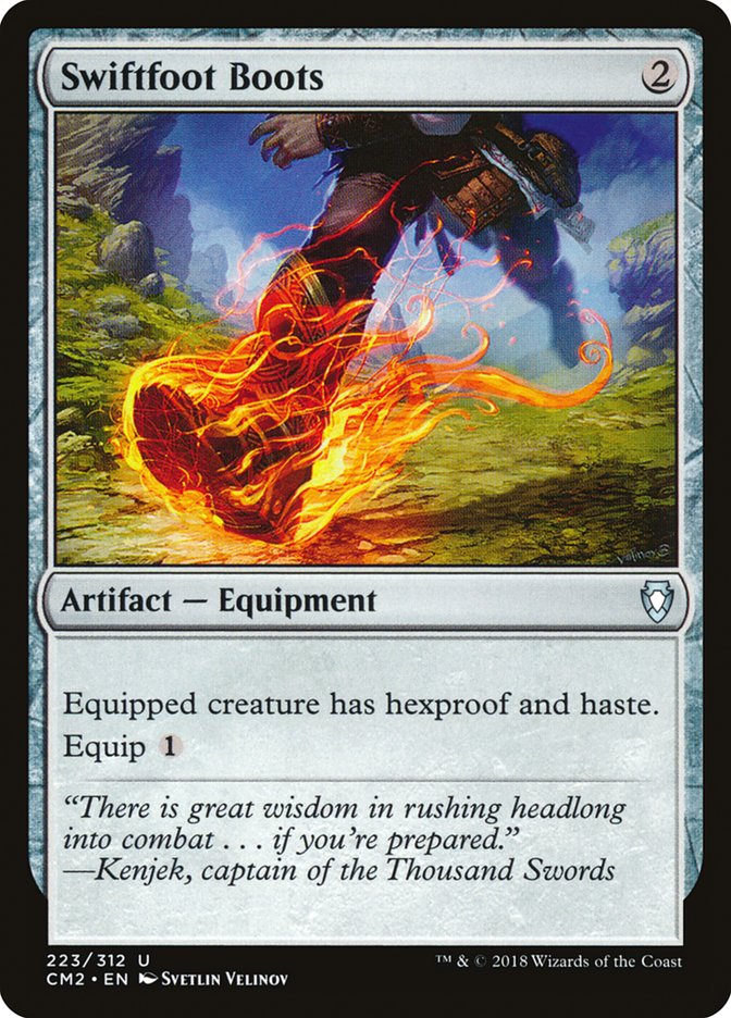 Swiftfoot Boots 223/312 (Commander Anthology Volume II)  | Good Games Modbury