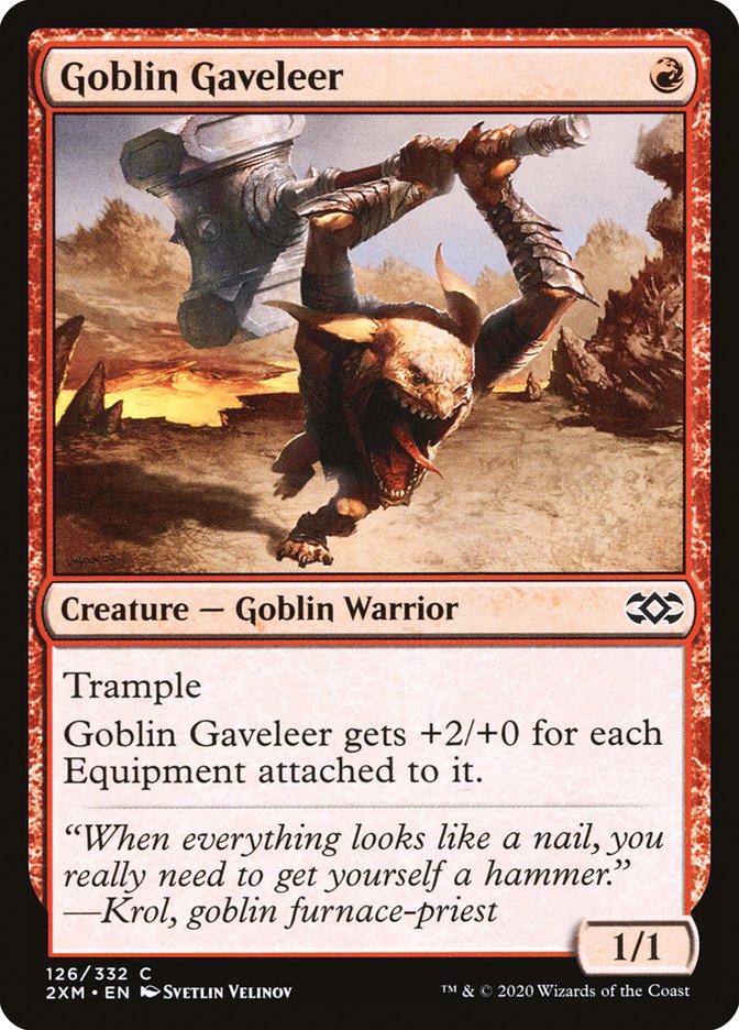 Goblin Gaveleer 126/332 (Double Masters)  - Foil | Good Games Modbury