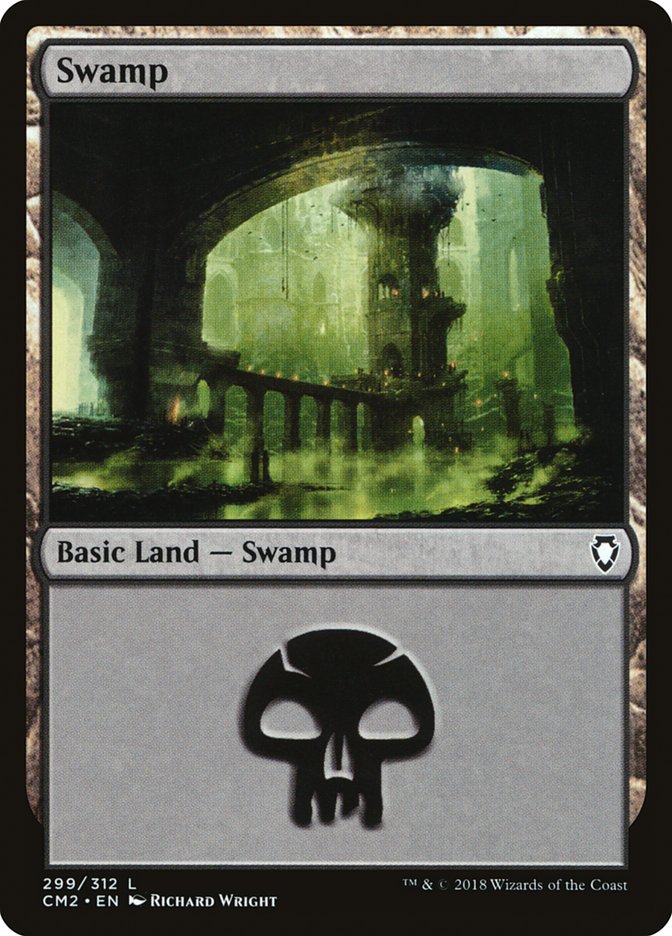 Swamp 299/312 (Commander Anthology Volume II)  | Good Games Modbury