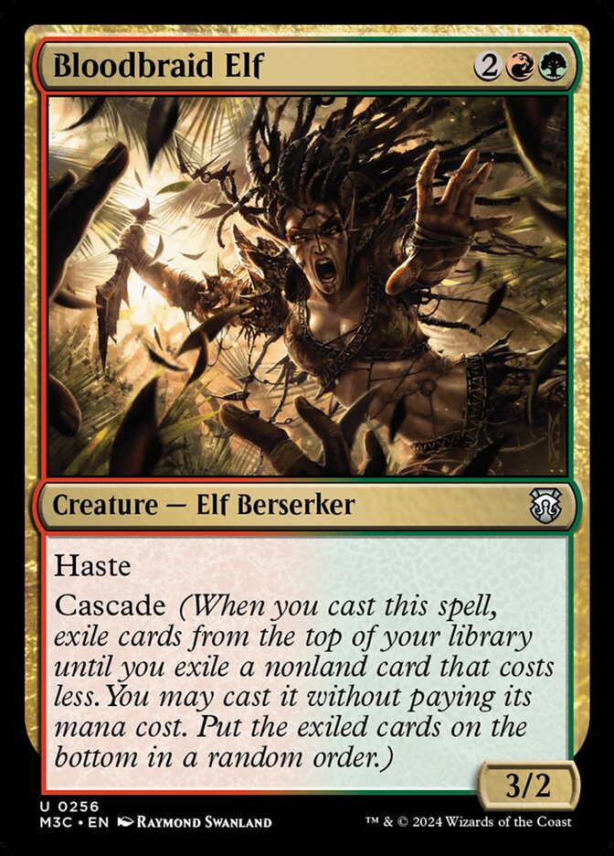 Bloodbraid Elf 256 (Commander: Modern Horizons 3)  | Good Games Modbury