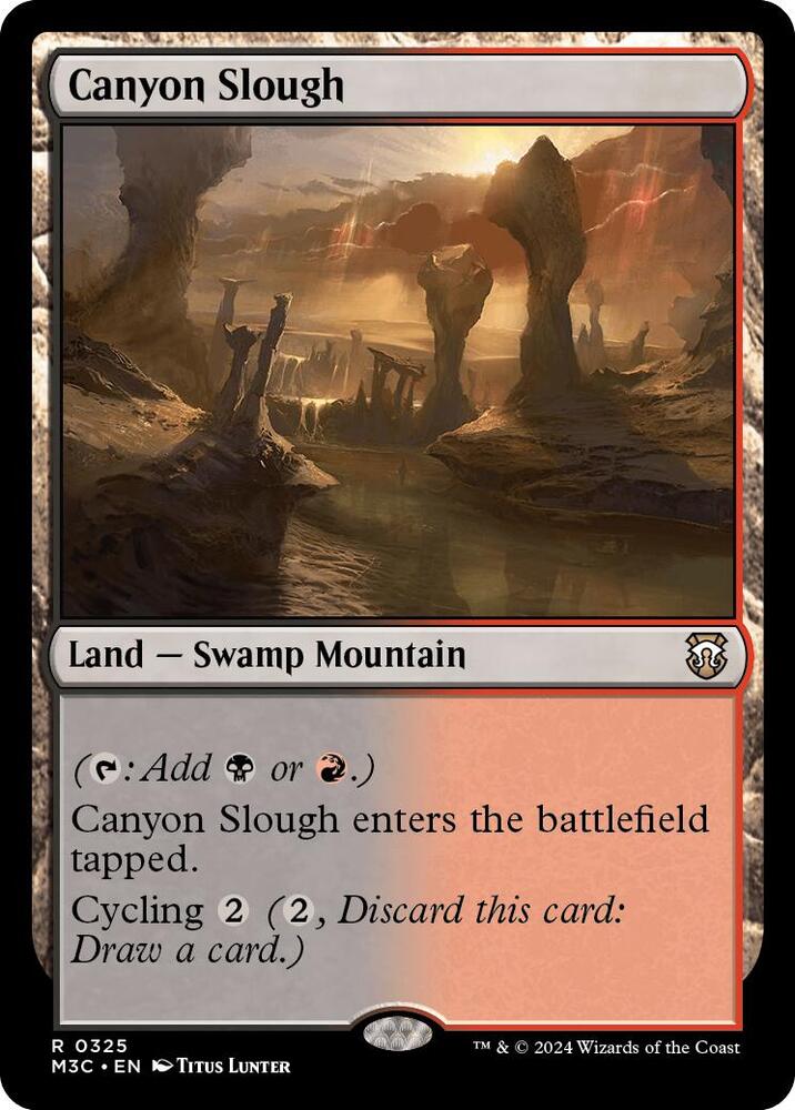 Canyon Slough 325/411 (Commander: Modern Horizons 3)  - Ripple Foil | Good Games Modbury