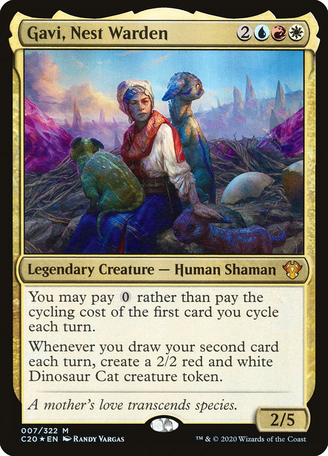 Gavi, Nest Warden 7/322 (Commander 2020)  - Foil | Good Games Modbury